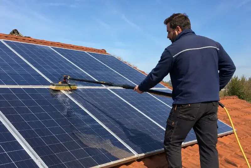Nettoyage et entretien de panneaux solaires à Saint-Georges-d'Espéranche